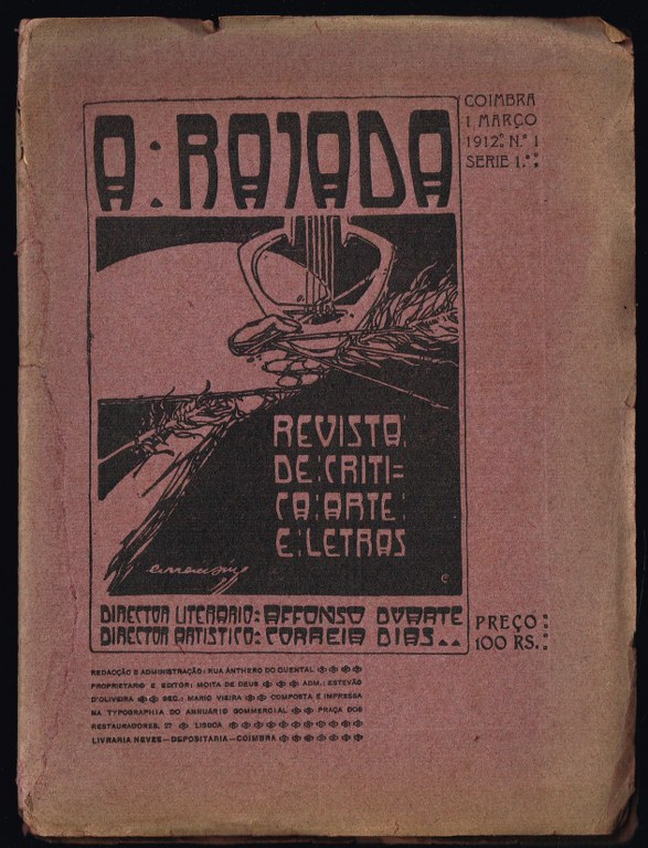 A RAJADA - revista de critica, arte e letras N1 - Serie 1